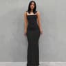 Elegant Satin Slip Maxi Dress Sleeveless Bodycon For Birthday Party Club 4