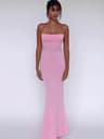 Elegant Sexy Backless Bodycon Maxi Dress For Women Spring Birthday Party Casual Solid Sleeveless 6