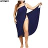 Womens Dress Strap Beach Skirt Veil Covered Wrap Backless Crossover Swimsuit Tank Top Comfortable W 8