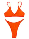 Riviera Chic Ribbed Bikini Set With Metal Ring Detail And High Cut Bottom 6
