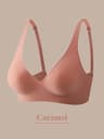 ComfortLift Seamless Wireless Push Up Bra For Women Deep V Padded Bralette 5