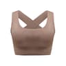 Wireless Seamless Breathable Sports Bra With Cross Back Straps 3