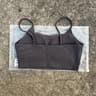 Womens Fitness Sports Bra With Spaghetti Straps Gym  Yoga Top 13