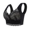 Plus Size Lace Wireless Bralette Comfort Lift Push Up Bra 10