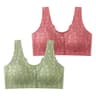 FallSweet Lace Front Wireless Bra Plus Size Bralette Comfort  Seamless Fit 5