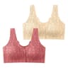 FallSweet Lace Front Wireless Bra Plus Size Bralette Comfort  Seamless Fit 11