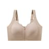 ComfortFit Zip Front Wireless Sports Bra Seamless Push Up Bralette 7