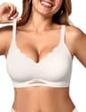 ComfortFit Wireless Seamless Bra  Push Up Bralette For Women All Day Breathable Support 10