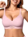 ComfortFit Wireless Seamless Bra  Push Up Bralette For Women All Day Breathable Support 11