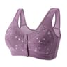 FallSweet Comfortable Front Closure Cotton Bra  Plus Size Wireless Support 7