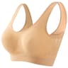 Seamless Wireless Sports Bralette Top  Breathable Yoga  Fitness Bra Plus Size 8