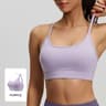 Women Performance Ruched Sports Bra  Breathable Support Yoga  Running Top 5