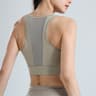 Plus Size Front Zip Breathable Sports Bra For Workout  Yoga 7