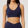 Womens Open Back Yoga Tank Top  Built In Support Activewear Fitness  Gym Workout Bra 3