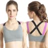 Seamless Cross Back Sports Bra With Wireless Support  Removable Pads 6