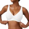 Premium Seamless Pink Leopard Print Full Cup Wire Free Bra  Breathable Comfort  Stylish Support 10