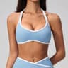 High Support Halter Sports Bra Open Back Push Up Yoga Bra 6