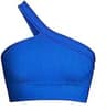One Shoulder Sports Bra Seamless Yoga Bra Backless Workout Tank 1
