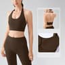 Backless Sports Bra Quick Dry Yoga Workout Top 8