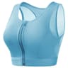 Plus Size Front Closure Longline Sports Bra Padded Workout Crop Tank 7