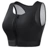 Plus Size Front Closure Longline Sports Bra Padded Workout Crop Tank 9
