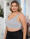 Plus Size Wireless Comfort Bra No Underwire Side Support Lift Bra 4