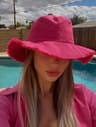 Womens Distressed Windproof Bucket Hat With Adjustable Chin Strap For Travel  Beach 3