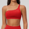 Single Shoulder Quick Dry Sports Bra For Women  Yoga  Running Fitness Comfort Top 5