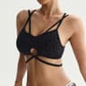 Seamless Leopard Print Crisscross Back Padded Sports Bra Crop Top 5