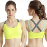 Seamless Cross Back Wireless Sports Bra For Yoga Running Gym 5