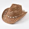 Boho Wide Brim Straw Sun Hat With Shells Summer Beach Panama 3