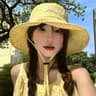Floral Wide Brim Sun Hat With Ribbon Ties 8