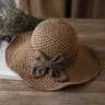Aura Summer Handcrafted Foldable Wide Brim Straw Sun Hat For Women 6