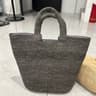 Oversized Raffia Woven Tote Bag  Handmade Large Straw Vacation Handbag 4