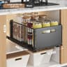 Kitchen Storage Rack Pullout Storage Box Home Seasoning Rack Deep Cabinet Storage Internal Basket 7