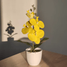 Simulated Butterfly Orchid Home Office Vase Artificial Potted Plant Wedding Decoration Dining Table 6