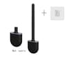 Wall Hanging Toilet Brush With Holder Soft Bristles Silicone Toilet Brush Long Handled WC Cleaning  10