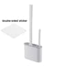 Wall Hanging Toilet Brush With Holder Soft Bristles Silicone Toilet Brush Long Handled WC Cleaning  11