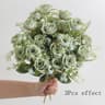 Rose White Peony Silk Bouquet Artificial Flower Small Bud Wedding Home Decoration 8
