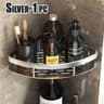 Wall Mounted Towel Rack Shower Shampoo Rack No Drill Tripod Corner Rectangular Bathroom Rack 10