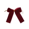 Christmas Bow Red Gold Velvet Mini Tree Bow For Home Decor Wedding Decor Navidad New Year Party DIY 10