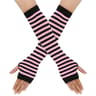Warmer Knitted Long Finger Less Gloves Fashion Lady Emo Mittens Christmas Elbow Gloves 6