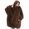 Thick Warm Hooded Outer Wear Women Winter Pullover Soft Double Fleece Jacket Unisex Long Hoodies Fo 7