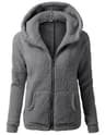 Autumn Winter Warm Jacket Women Hoodie Hooded Casual Female Hoodies Sweater Shirt Zipper Coat Solid 5