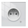 MOES ZigBee Smart Wall SocketGlass Panel OutletPower Monitortuya Wireless Control Mesh with Timer