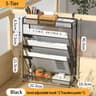 Desk File Organizer Mesh Hanging Wall Mount Document Organization Stand Desktop Vertical Mail Paper 6