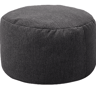 Round Stool Linen Bean Bag Ottoman Filling Beanbag Pouf Footstool Tatami Futon Puff for Living R