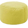 Round Stool Linen Bean Bag Ottoman Filling Beanbag Pouf Footstool Tatami Futon Puff for Living R