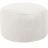 Round Stool Linen Bean Bag Ottoman Filling Beanbag Pouf Footstool Tatami Futon Puff for Living R