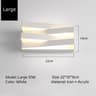 Modern Outdoor Square Wall Lamp LED Villa Garden Light Porch Bedroom  Walkway Lighting Stylish Outd